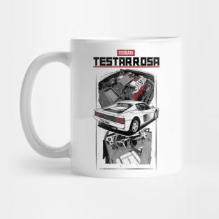 EDM - Classic Italian Testarrosa - CarCorner Mug